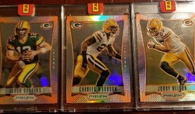 3 Packers cards numbered 1 of 1